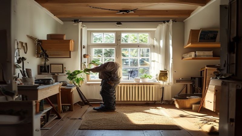 AI-impressie van aanbouw realiseren door een aannemer