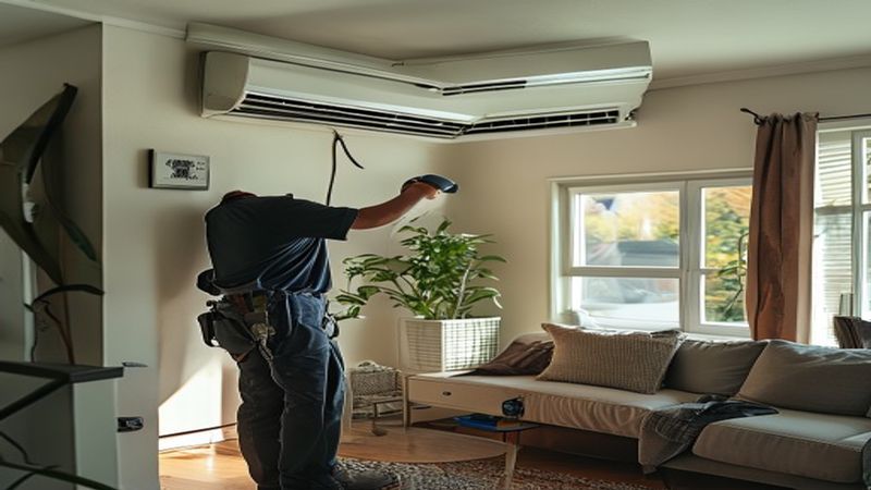 AI-impressie van koeling kantoor door een airco installateur