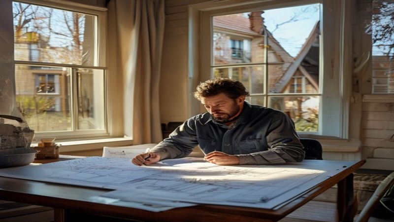 AI-impressie van indelingsstudie door een architect