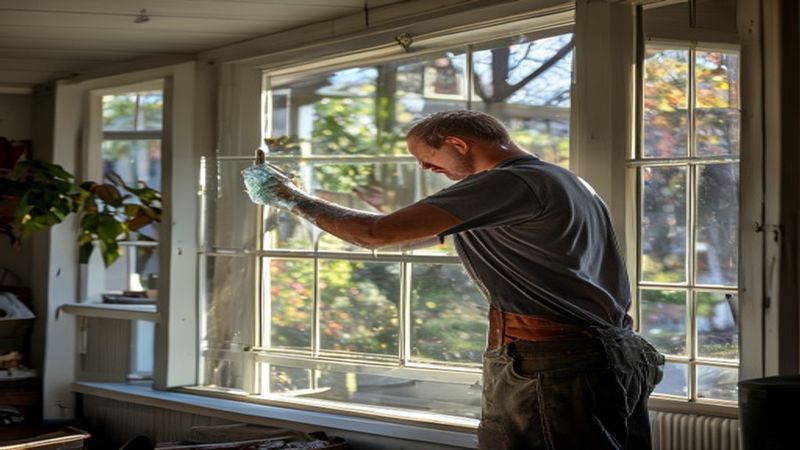 AI-impressie van spiegel op maat door een glaszetter