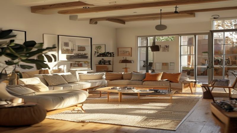 AI-impressie van kleuradvies door een interieur ontwerper