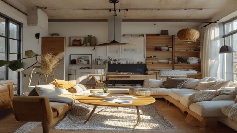 AI-impressie van meubelplan maken door een interieur ontwerper