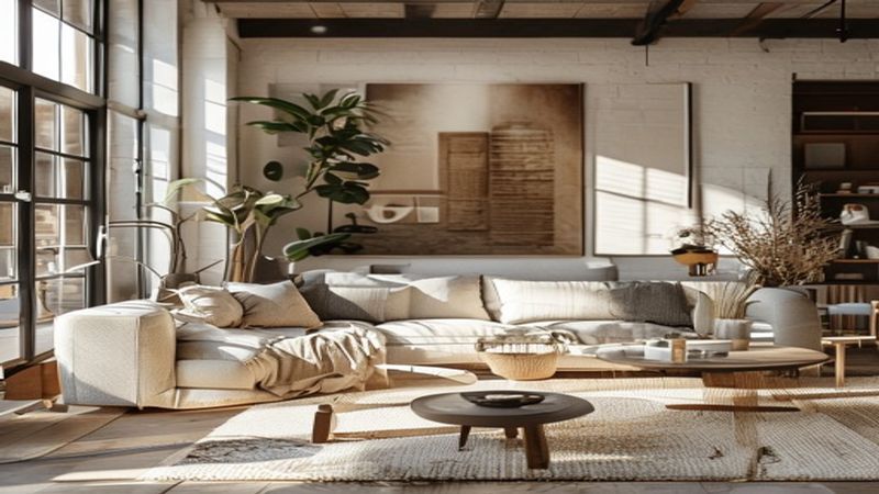 AI-impressie van moodboard maken door een interieur ontwerper