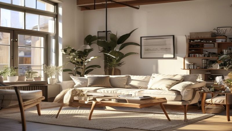 AI-impressie van verbouwing begeleiden door een interieur ontwerper