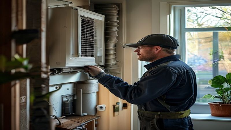 AI-impressie van luchtmeting door een ventilatie specialist