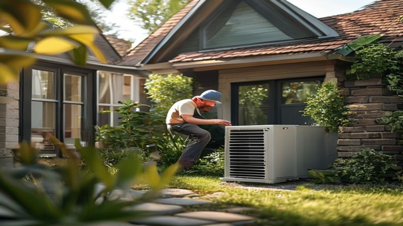 AI-impressie van storing door een warmtepomp specialist