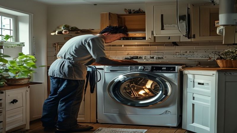 AI-impressie van oven storing door een witgoed reparatie