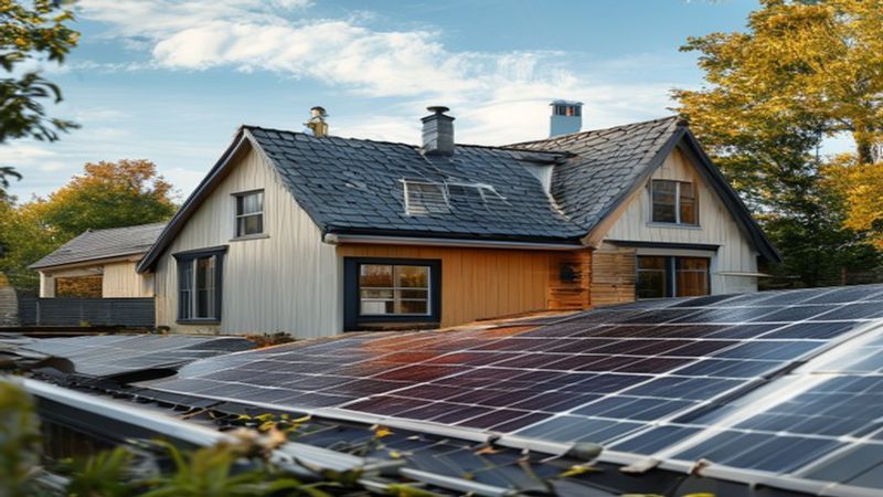 AI-impressie van salderingsadvies door een zonnepanelen installateur